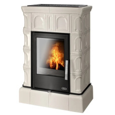 Kachlová kamna ABX Britania s výměníkem, kachlový sokl perle